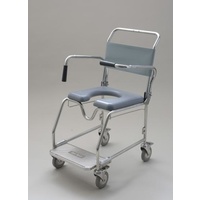 Aspire Transporter Commode Chair 46cm Platform - (Padded seat to be purchased separately)