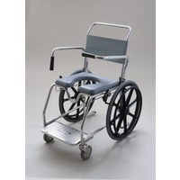 Aspire Transporter Commode Chair - 46cm Weight Bearing Platform (Self Propelled) INCLUSIVE OF SEAT
