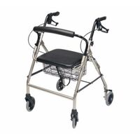 Days Economy Rollator 6" with Basket - Champagne