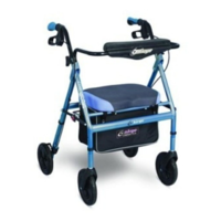 Airgo Comfort Plus Rollator / Four Wheel Walker