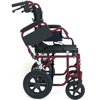 Economy PCP Transit Wheelchair 12" rear tyre