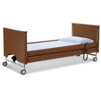 Dynamic Hospital Bed with Wooden Ends - KING SINGLE (Rails sold Separately)